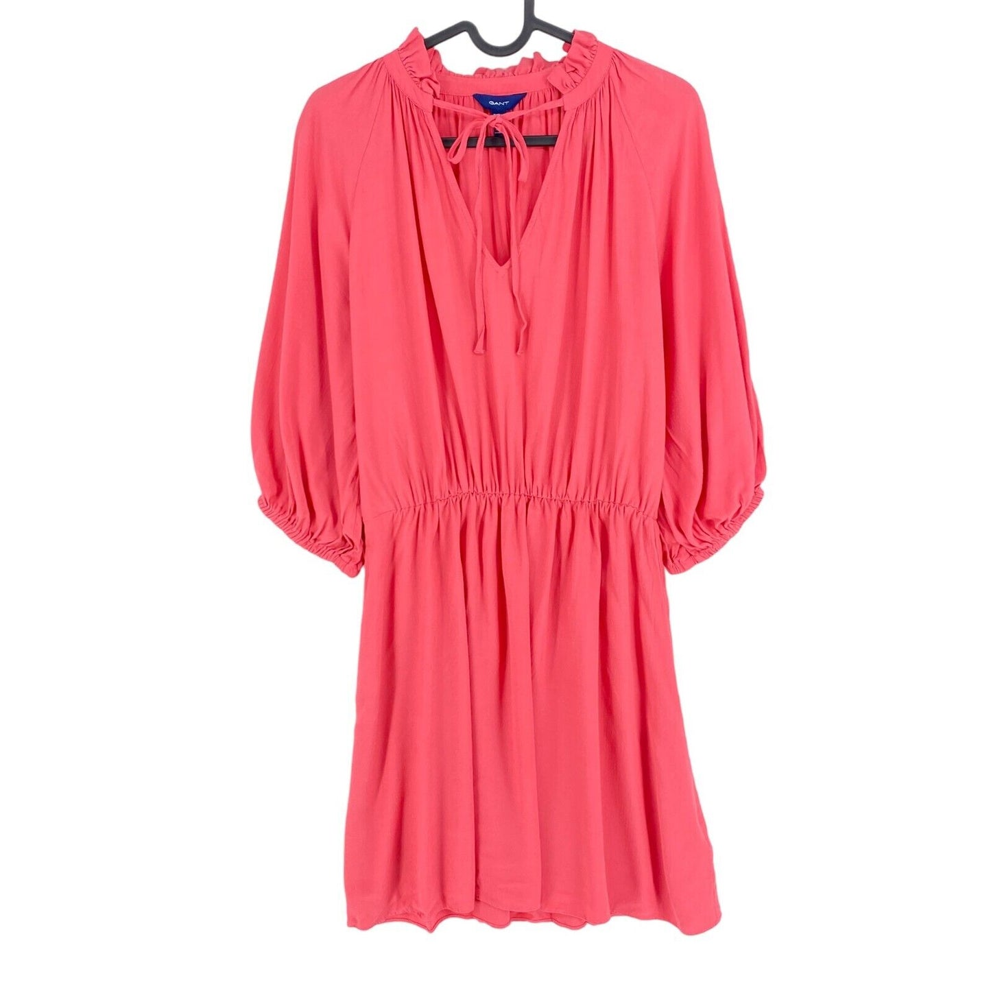 GANT Pink V Neck Flared Dress Size EU 34 UK 6 US 4