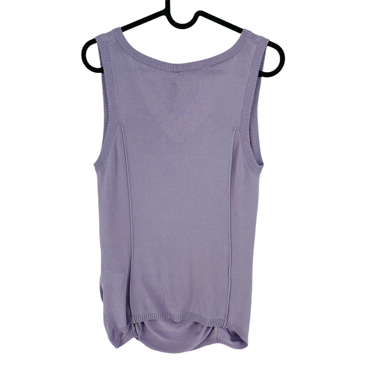 AMY GEE Purple V Neck Tank Top Size XS S