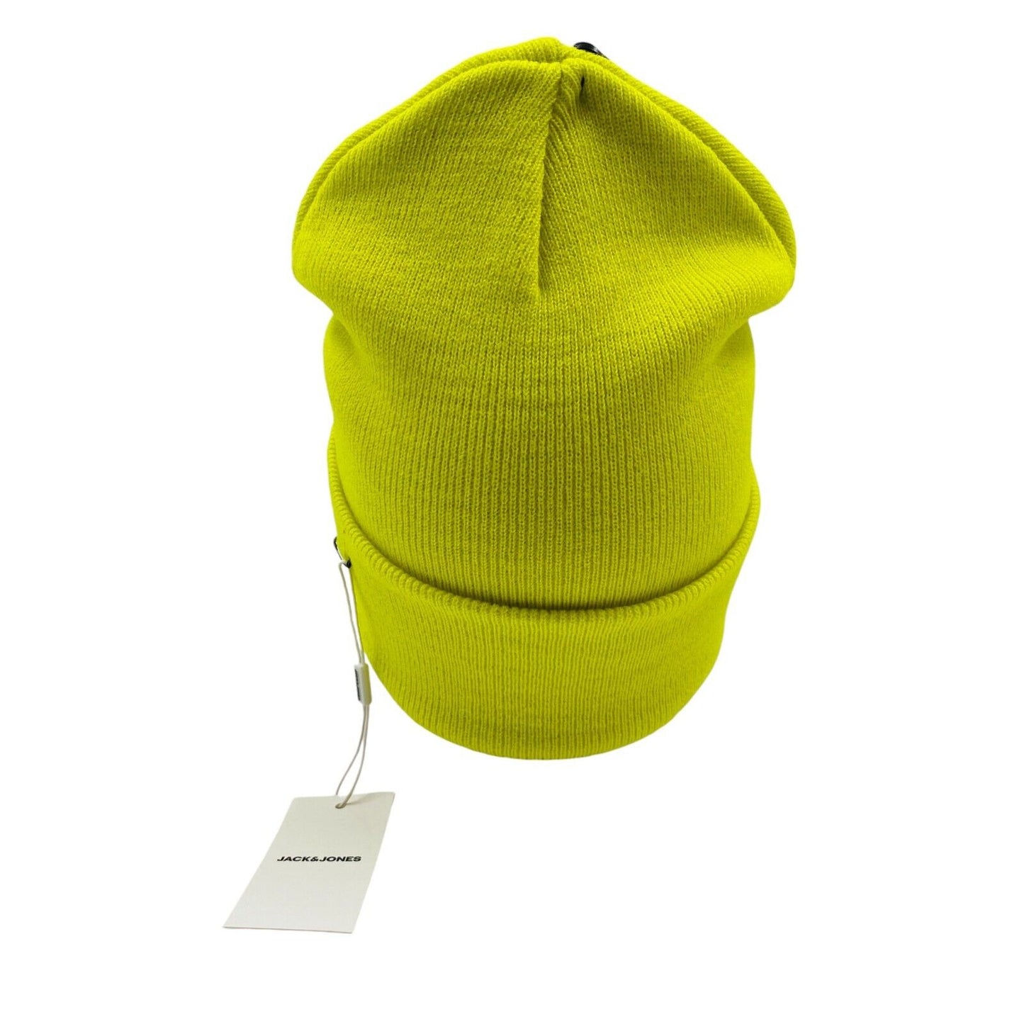 JACK & JONES Unisex Adult Yellow Knit Beanie Winter Hat Set One Size