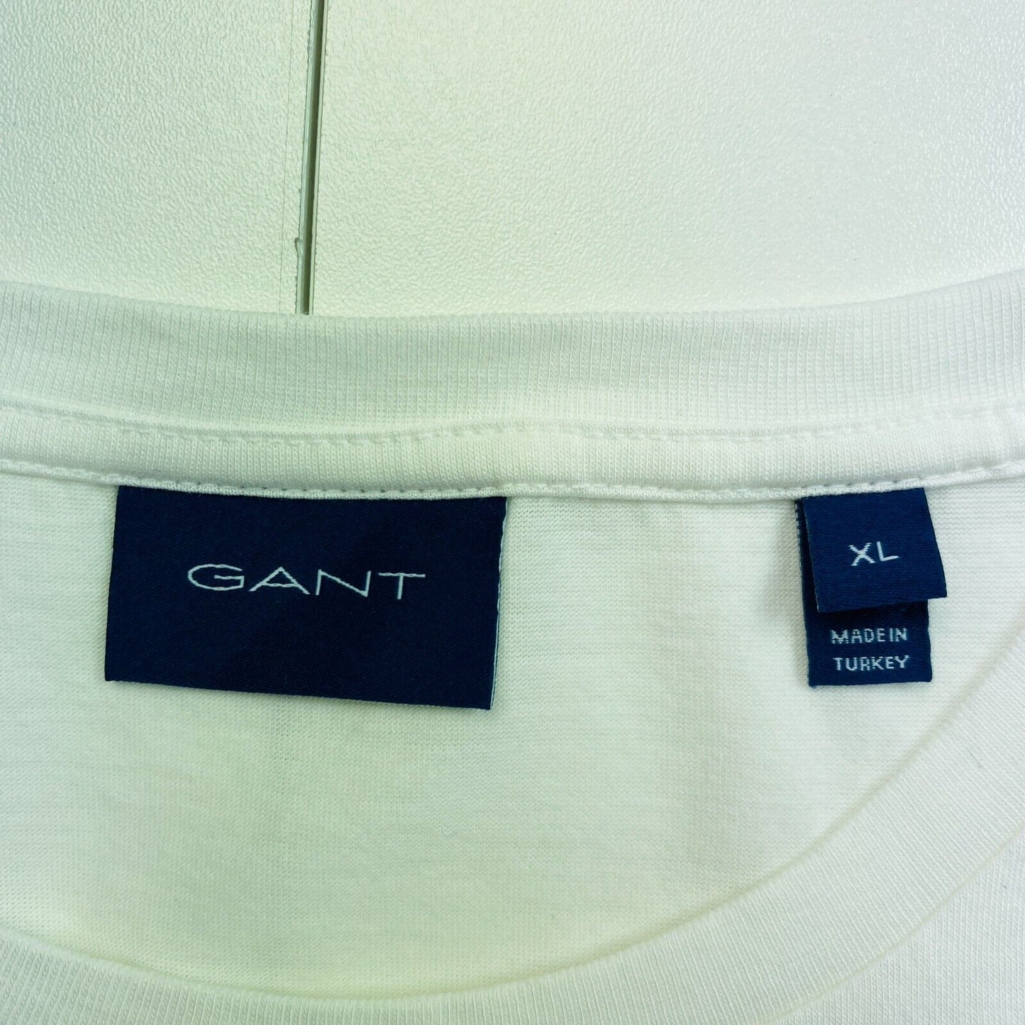 GANT White Crew Neck Short Sleeve T Shirt Size XL