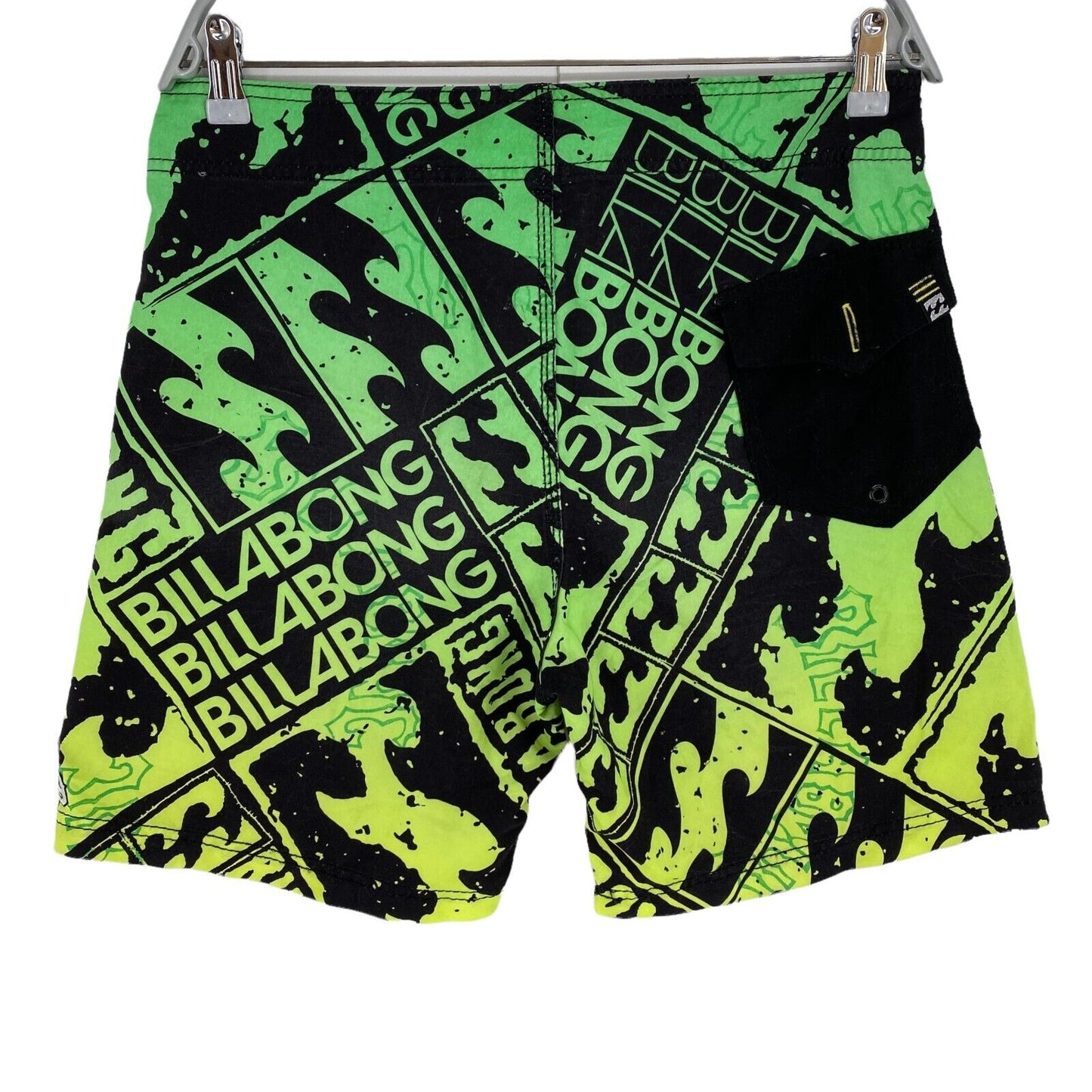 BILLABONG Grüne Bademode Badehose Shorts Größe EU 32 UK/US 32 W32