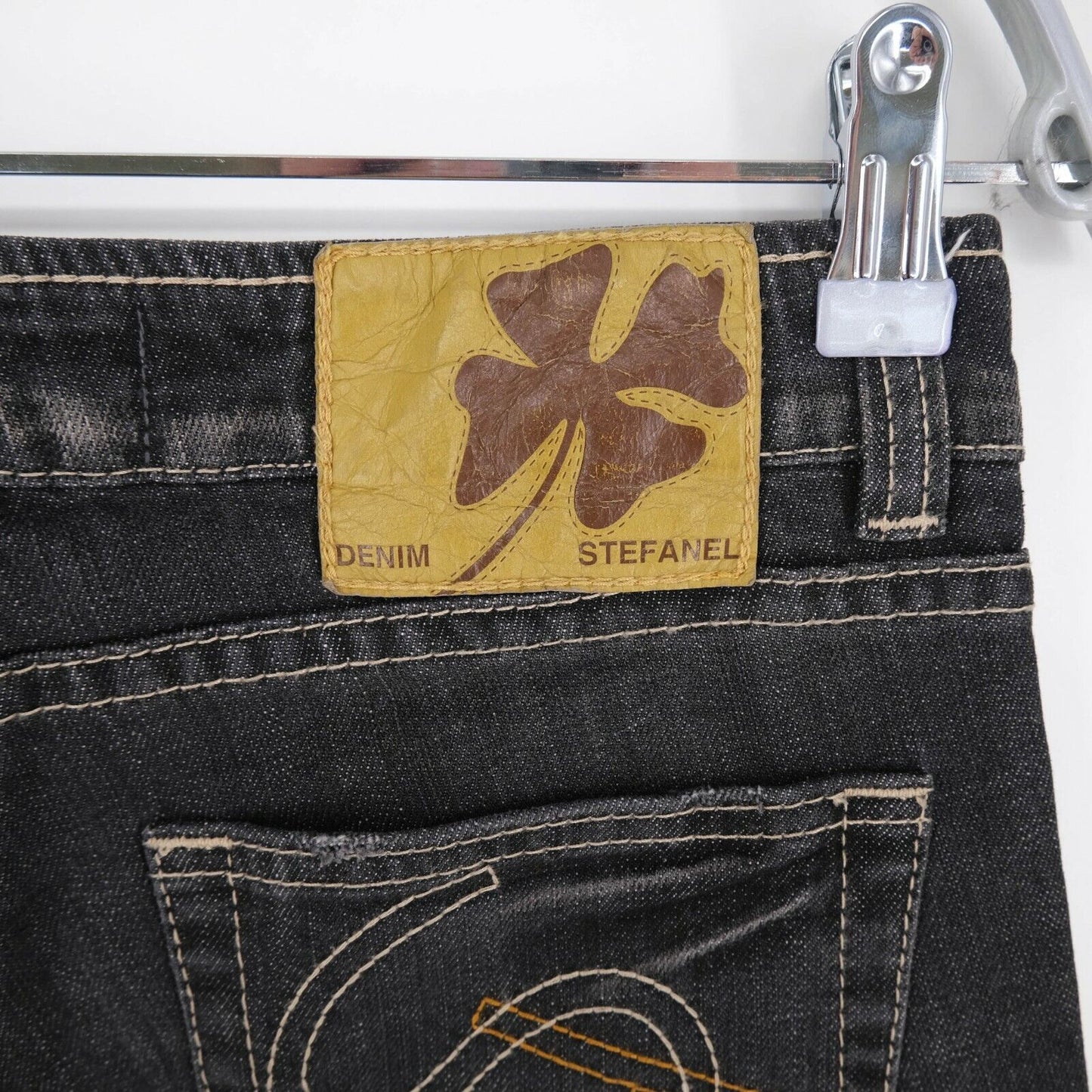 UVP €109 STEFANEL Dunkelgraue Skinny Jeans Größe EU 36 UK 6 US 4