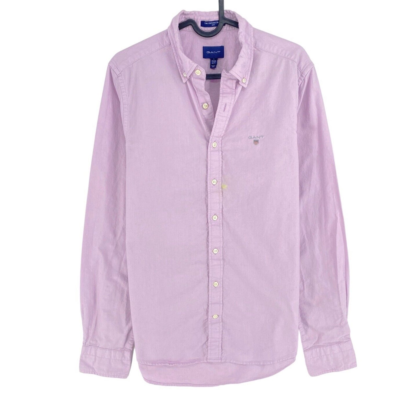 GANT Light Purple The Oxford Slim Fit Shirt Size M 39/40 15.75