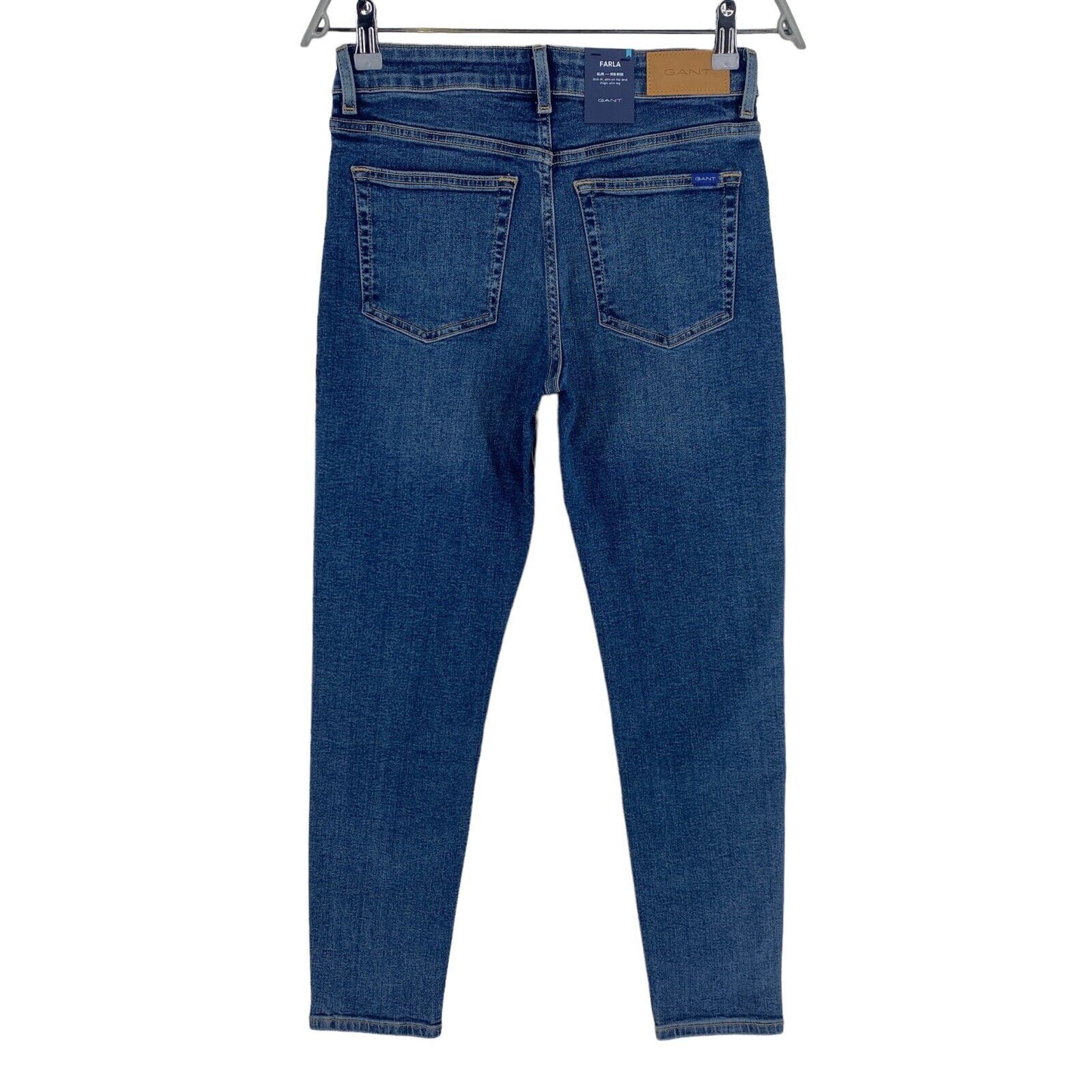 GANT Jean slim court Farla bleu foncé taille W26