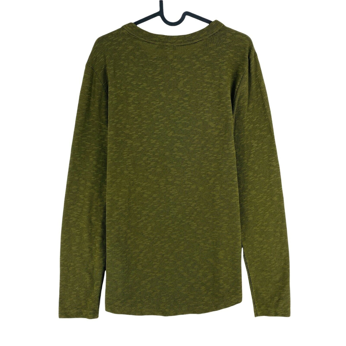 REVIEW Green Crew Neck Cotton Blend Sweater Jumper Size M