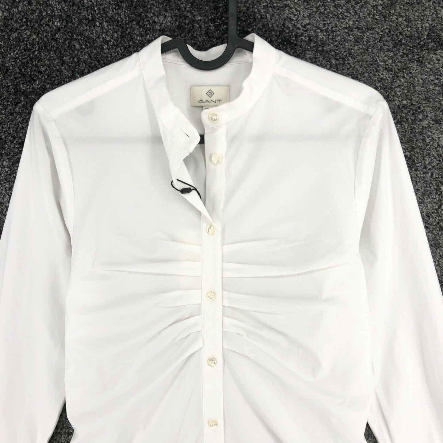 GANT White Pleated Shirt Size EU 34 UK 6 US 4