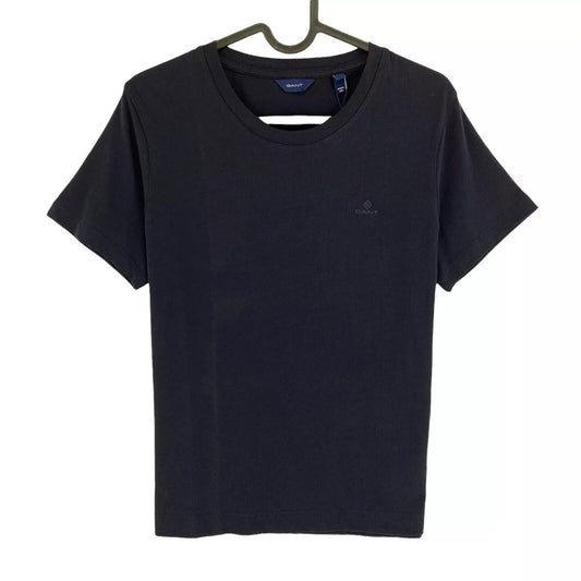 GANT Women Navy Blue Original Crew Neck T Shirt Size S