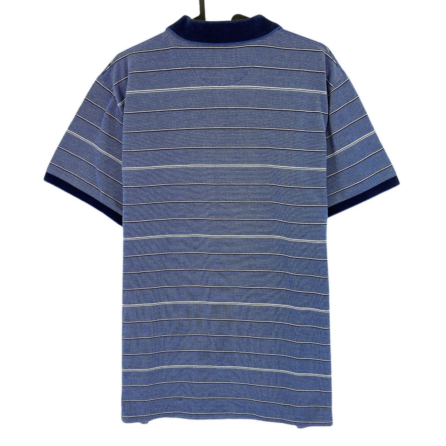 GANT Blue Striped Rugger Polo Neck T Shirt Size XL