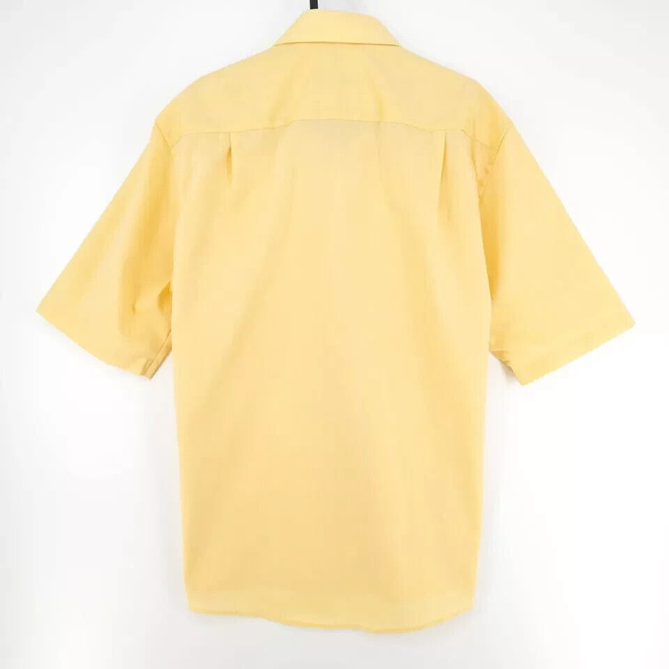 CASA MODA FRESHIRT Mens Yellow Pocket Shirt Size 41 / L