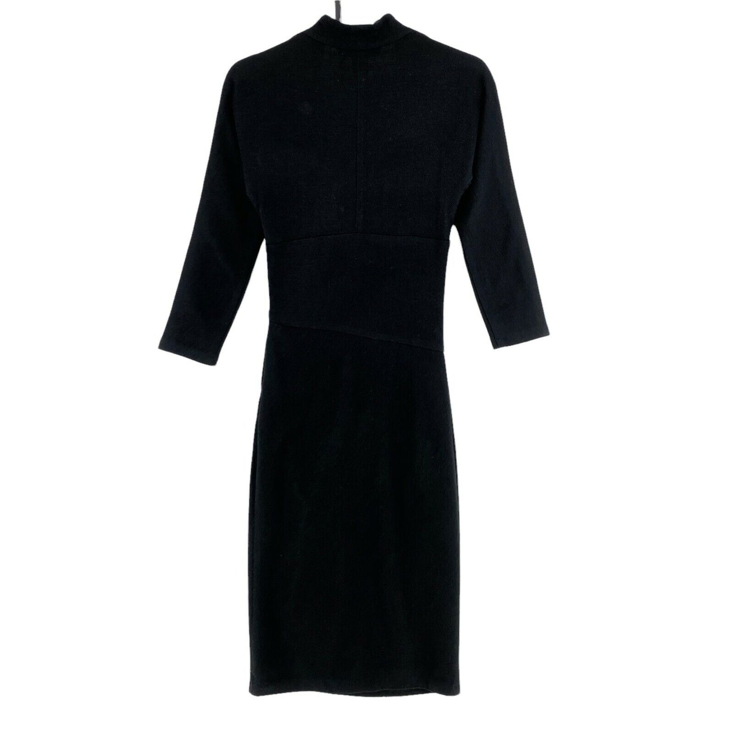 GANT Black V Neck Long Sleeves Dress Size XS