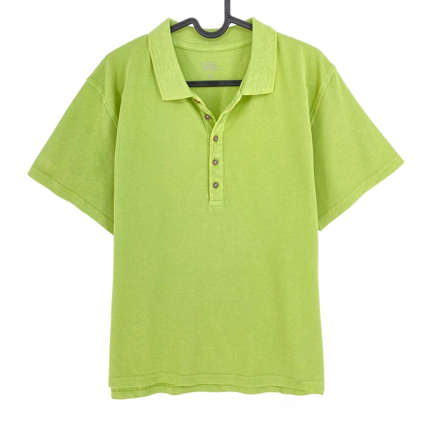 Camel Active Grünes Piqué-Poloshirt SS Größe XL