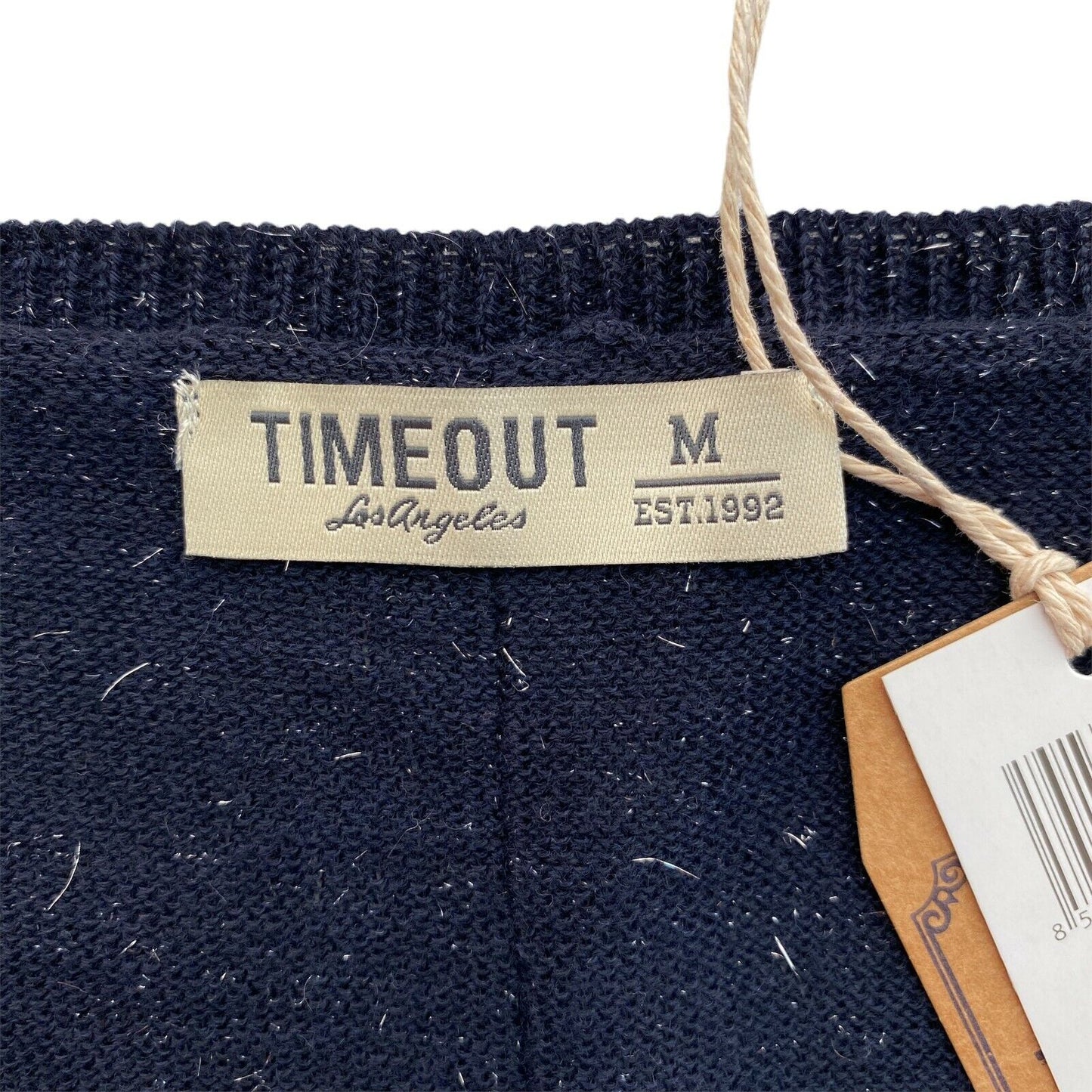 TIMEOUT Pull col V bleu marine Pull Taille ML