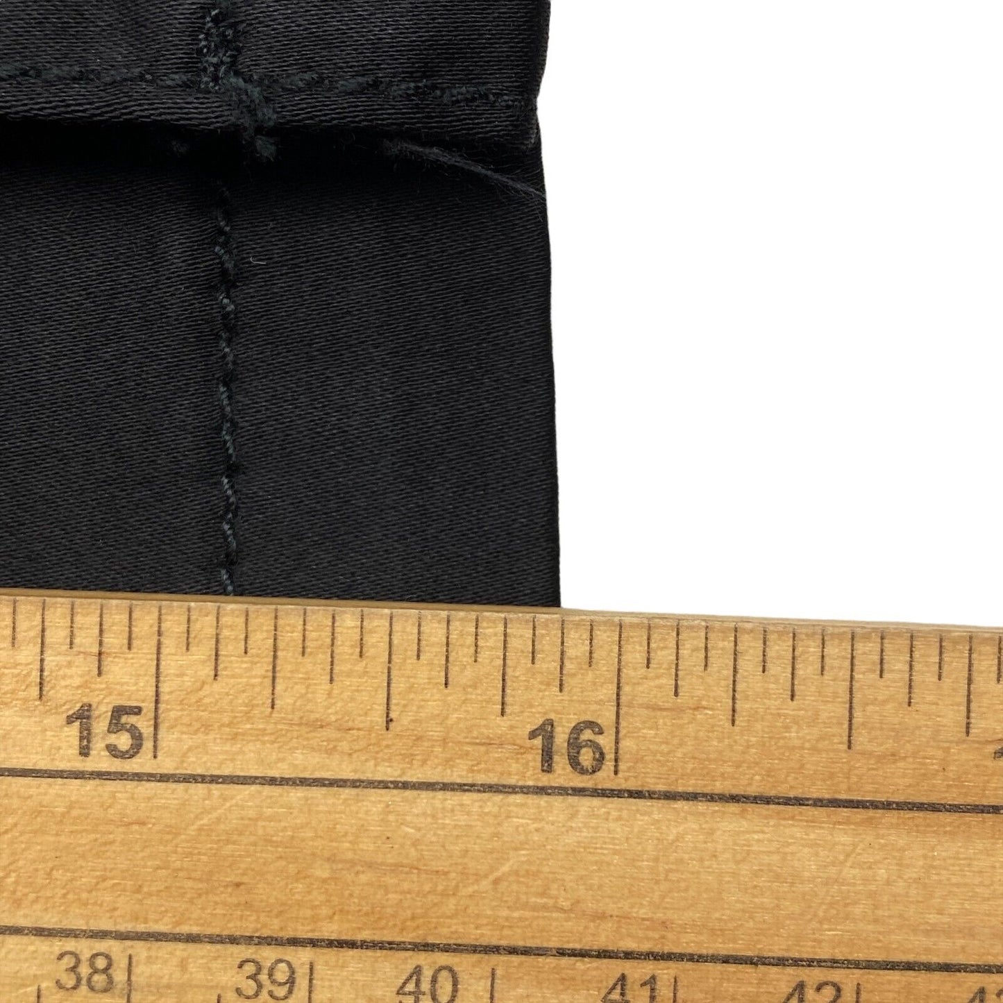 AXARA JEANS Schwarzer gerader Bleistiftrock aus Baumwollmischung, Größe EU 38 UK 10 US 6