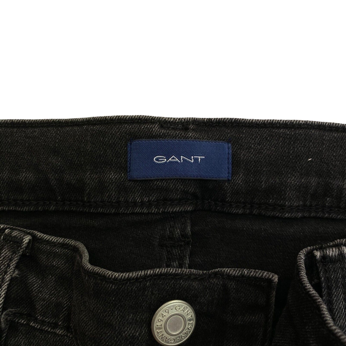 GANT Boys Black Slim Fit Jeans Size 13-14 Years 158/164 cm