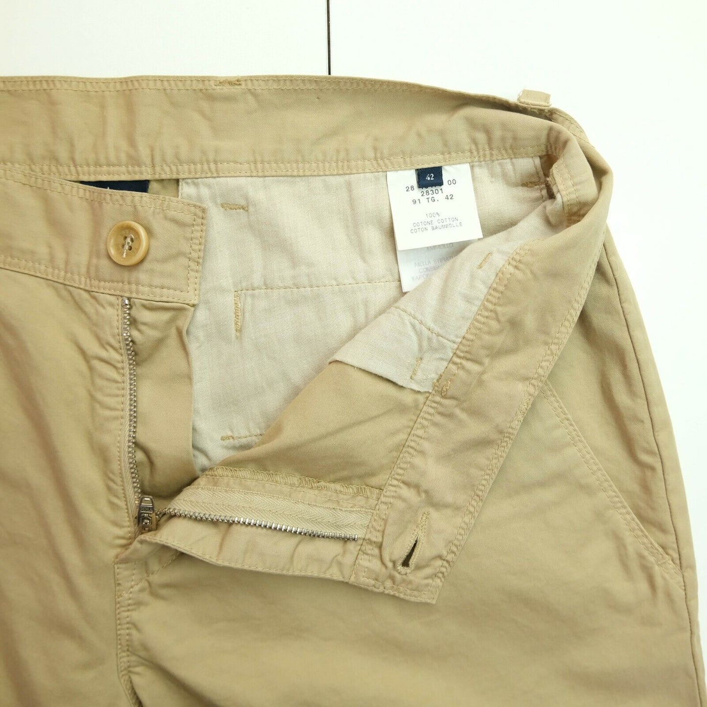 MARINA YACHTING Light Brown Chino Pants Trousers Size 42