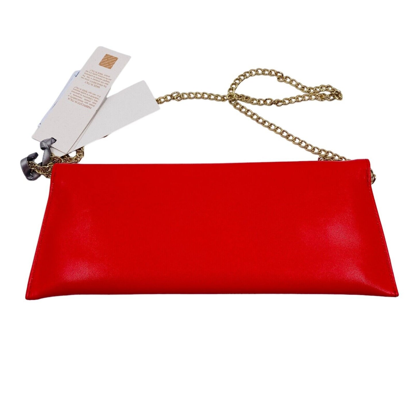 Rinascimento Red Eco Leather Clutch Bag