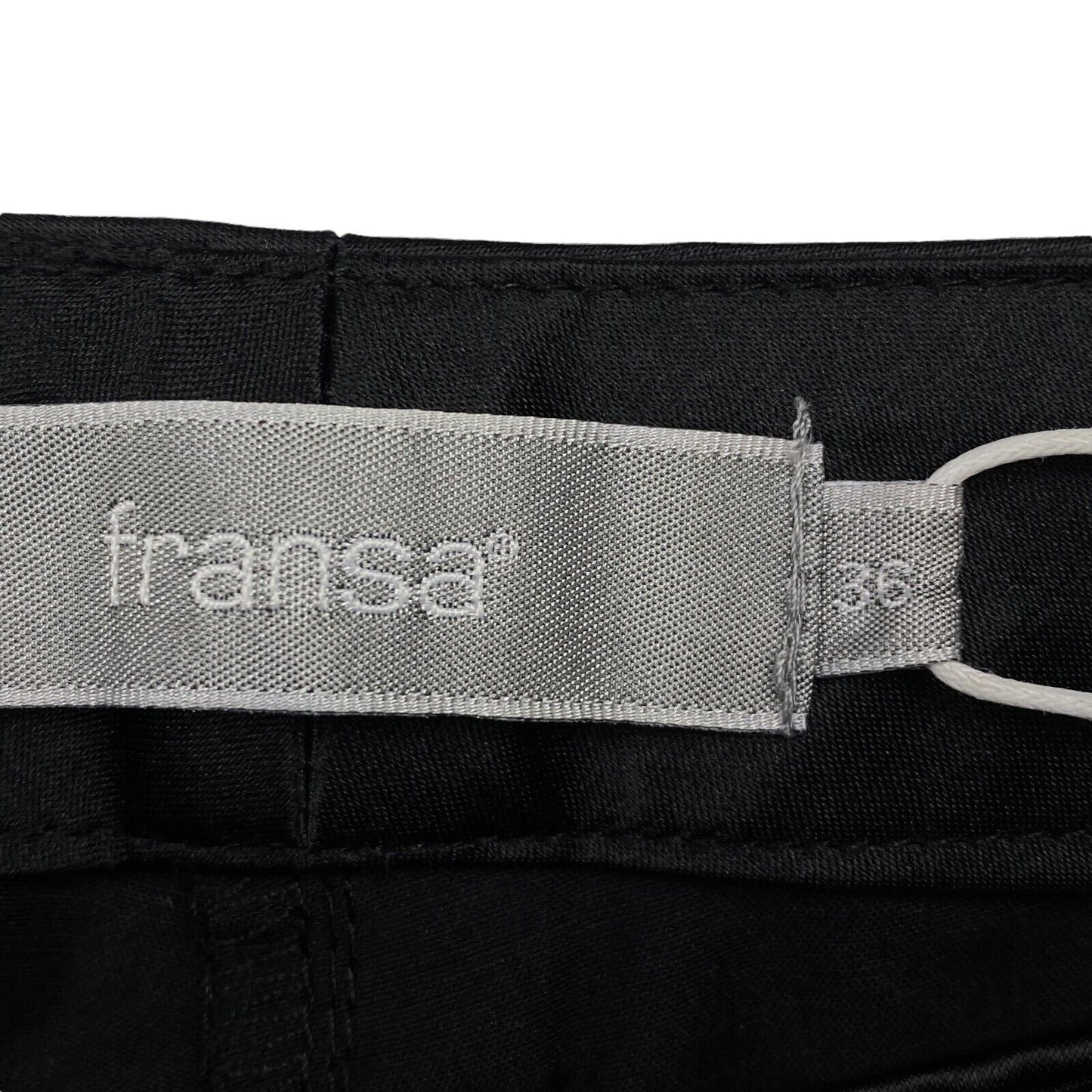 FRANSA Black Cotton Blend Capri Pants Trousers Size W31