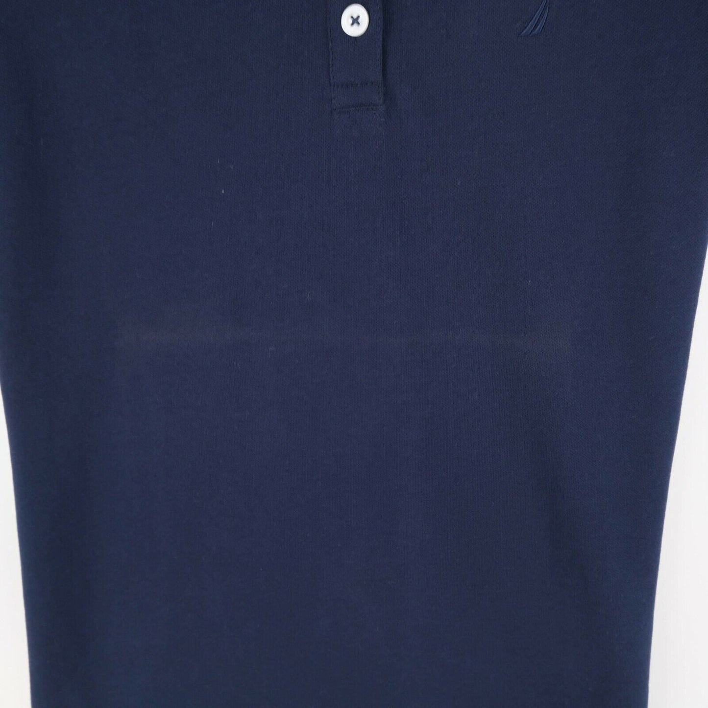 NAUTICA Navy Blue Polo Neck T Shirt Top Size XS