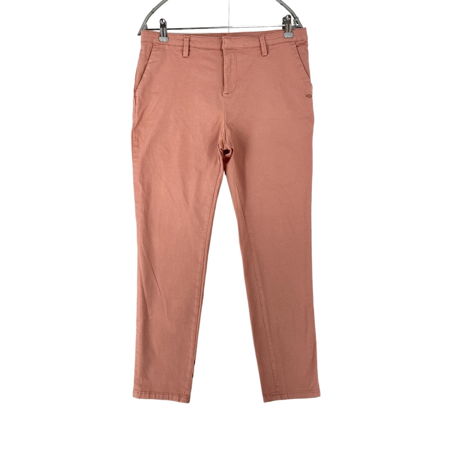 O'Neill Women Pink Stretch Slim Fit Chino Trousers W33 US 13 L28