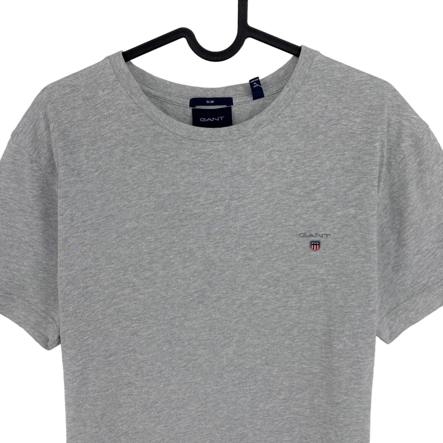 GANT Grey Original Slim Fit Crew Neck T Shirt Size L