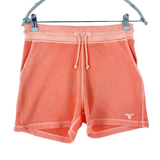 GANT Women Pink Regular Fit Sun Bleached Sweat Shorts Size S W28