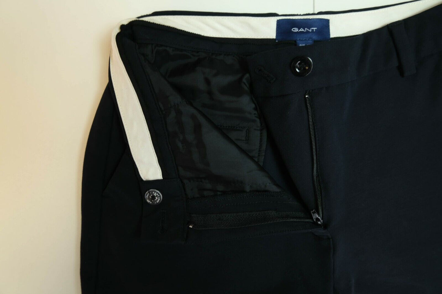 GANT Black Pants Trousers Size EUR 36 UK 10 US 6