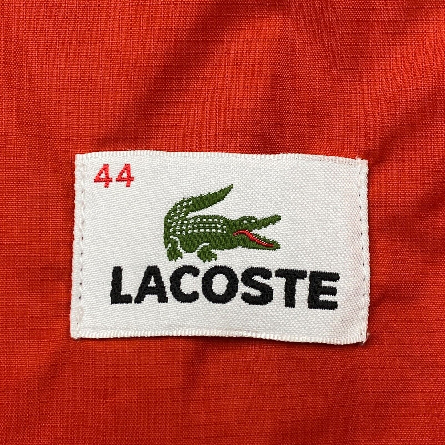 LACOSTE Orange Down Puffer Jacket Coat Size EU 44 UK 16 US 14