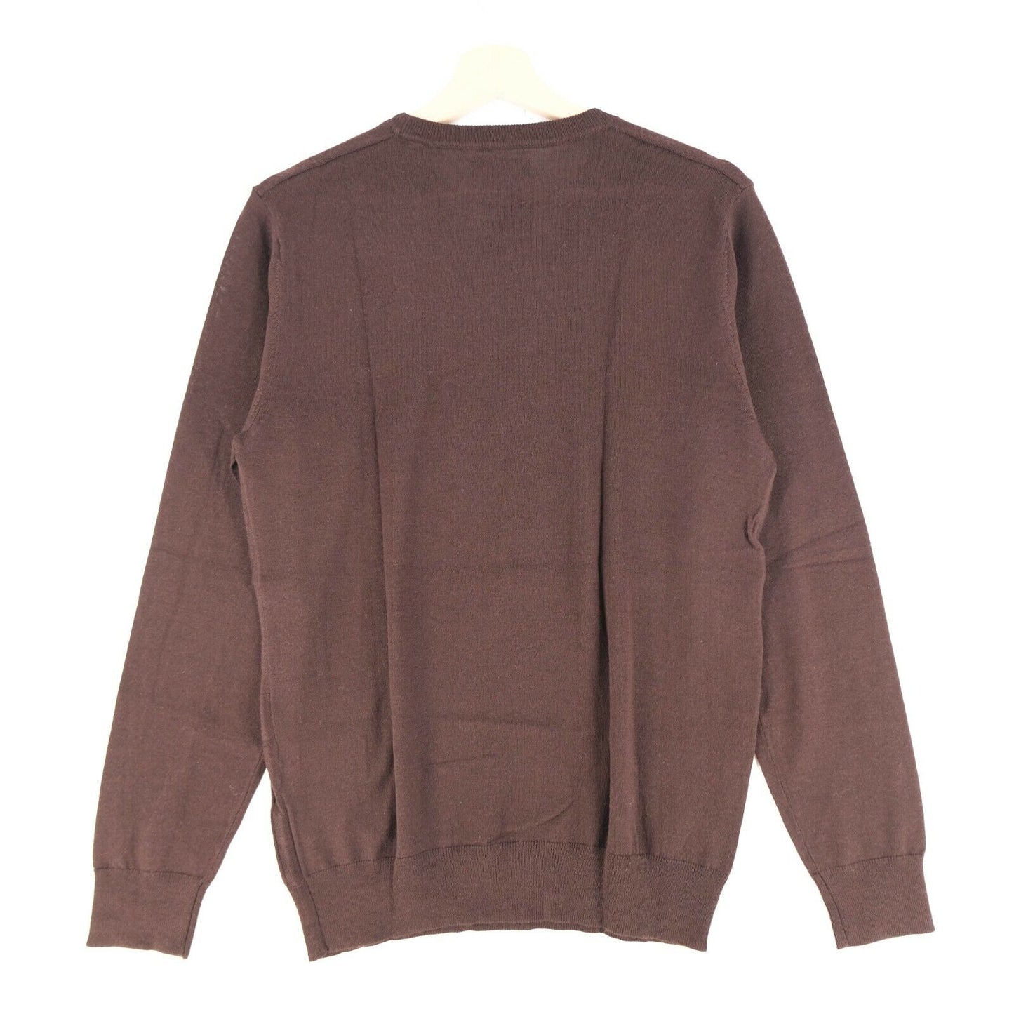 GANT Brown Crew Neck Fine Merino Wool Jumper Sweater Top Size S