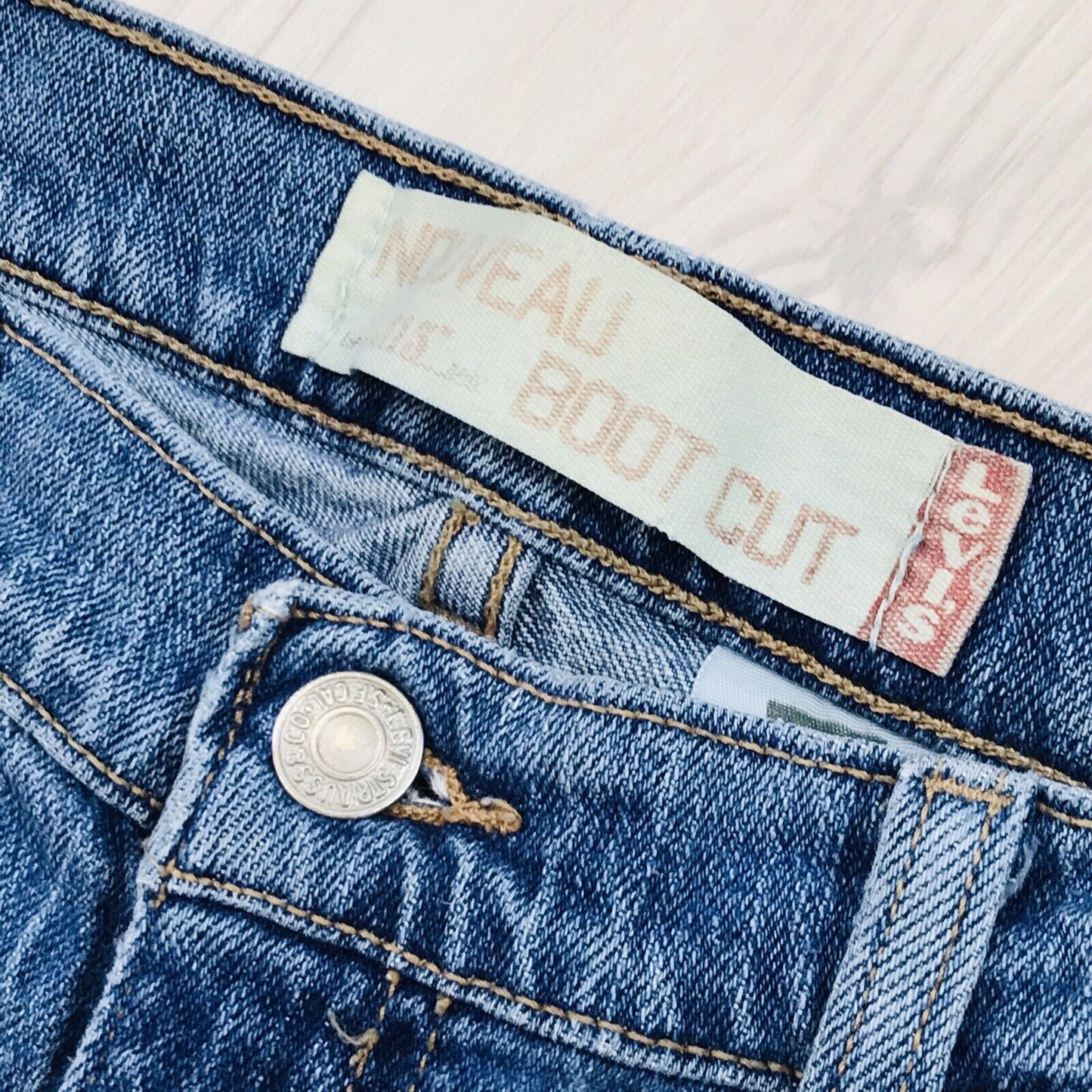 Vintage Levi's 515 Women Blue Regular Bootcut Fit Moms Jeans Size 12 S / W30 L28