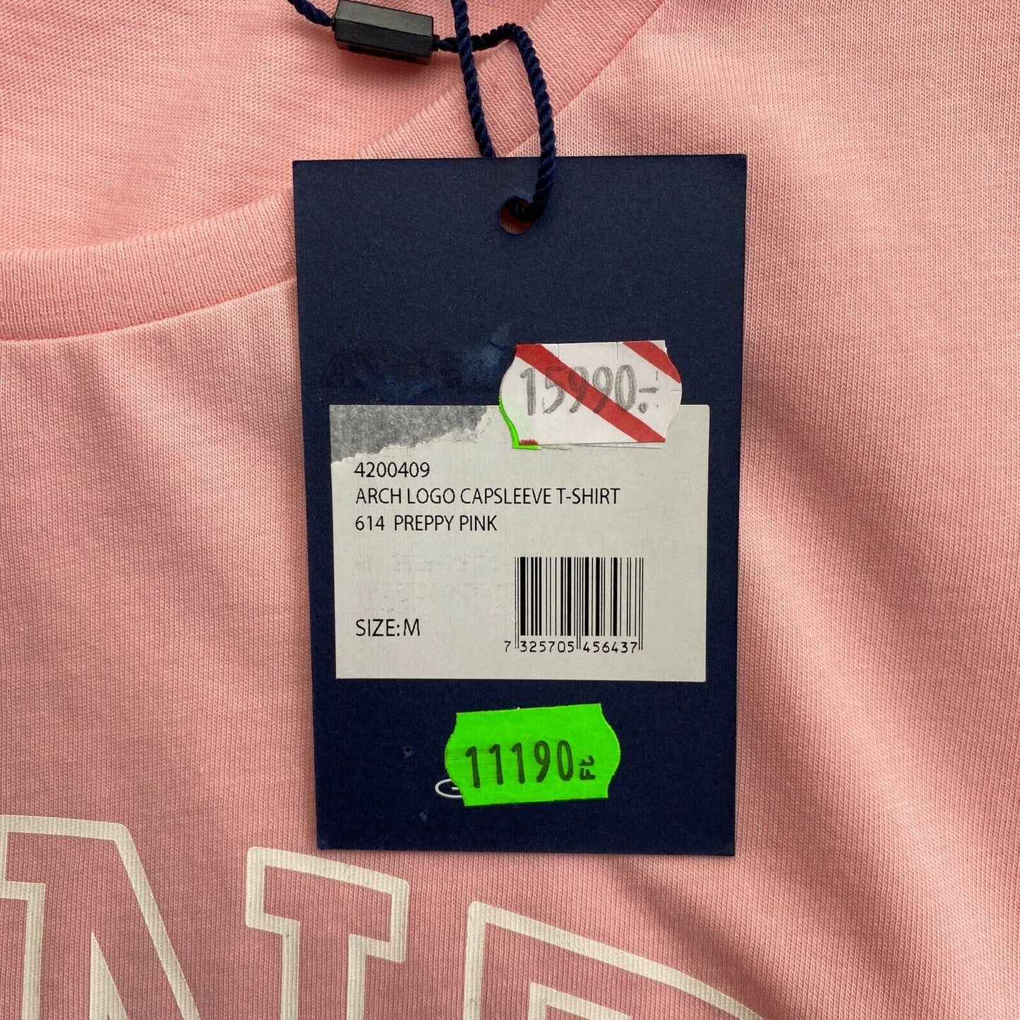 GANT T-Shirt mit Rundhalsausschnitt und Bogenlogo, Pink, Größe M