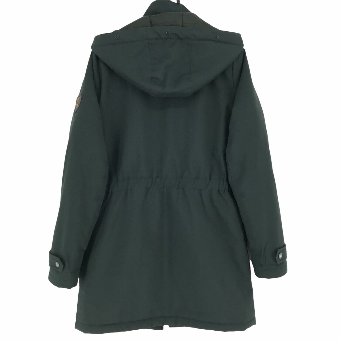 ONLY Dark Green Hooded Padded Jacket Coat Size XS