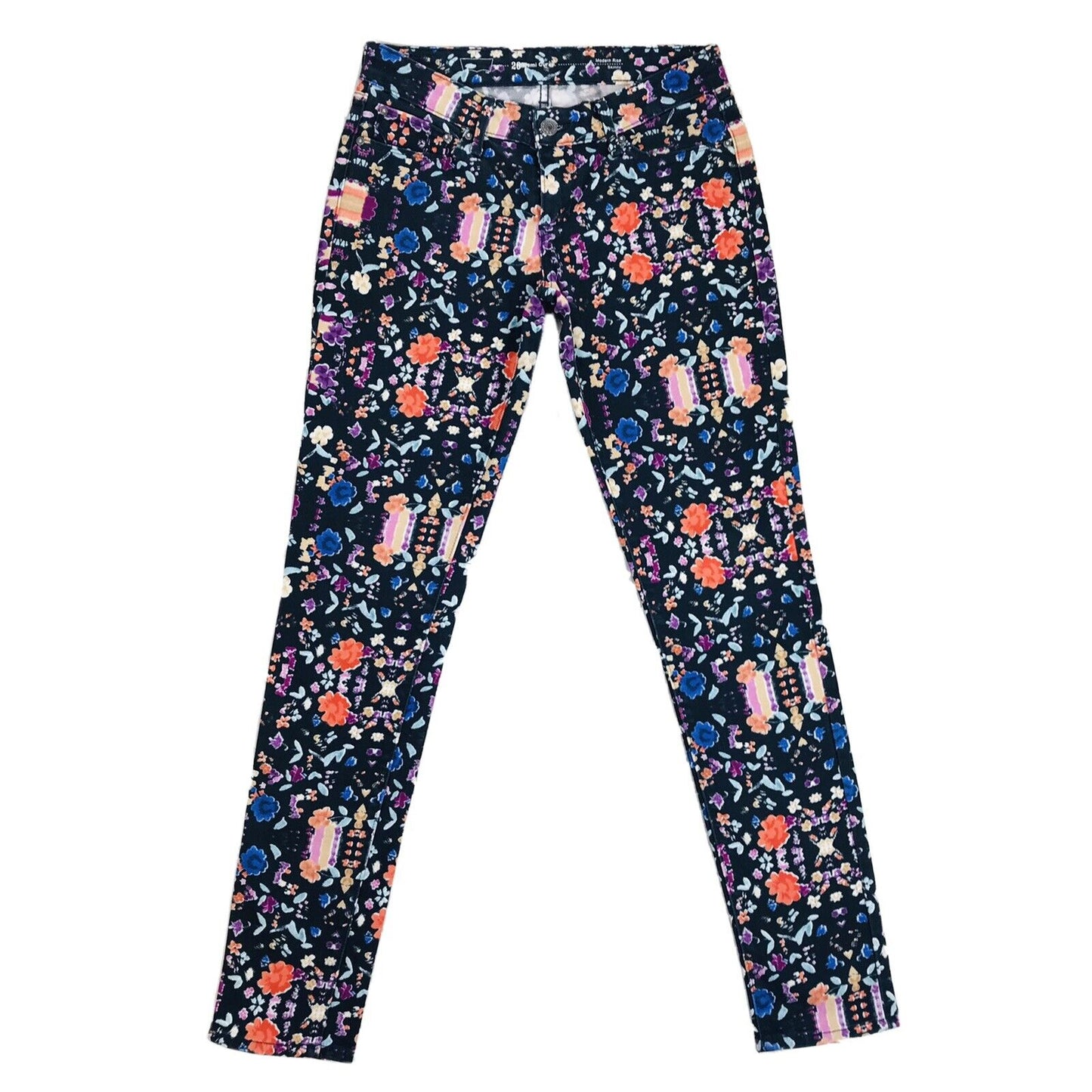 Levi's Demi Curve Women Modern Rise Skinny Fit Floral Pattern Jeans W26 L32