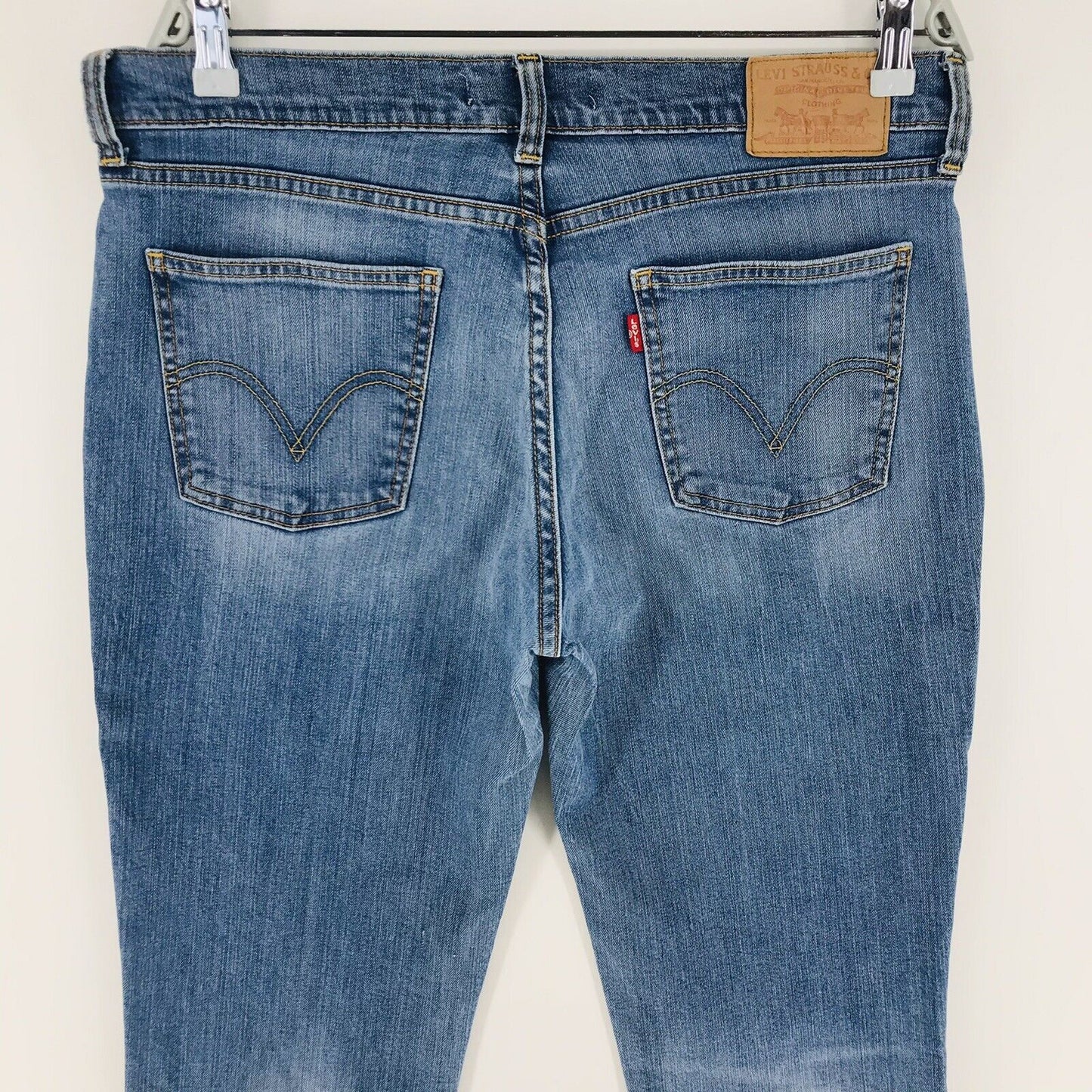 Vintage Levi's 10528 Women Blue Stretch Regular Straight Fit Jeans W33 L34