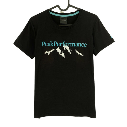 Peak Performance Black Crew Neck T Shirt Size S