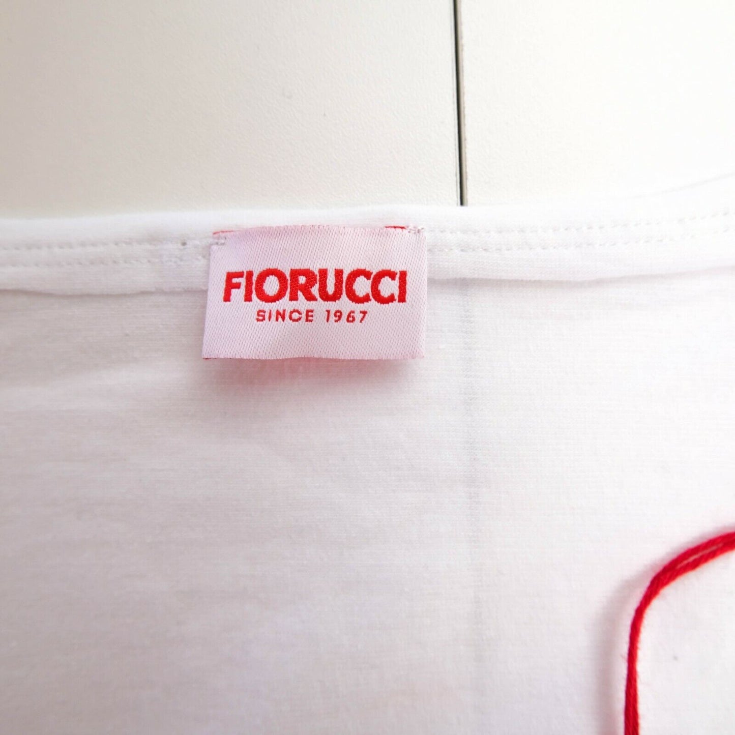 FIORUCCI White Sleeveless Top T Shirt Size S