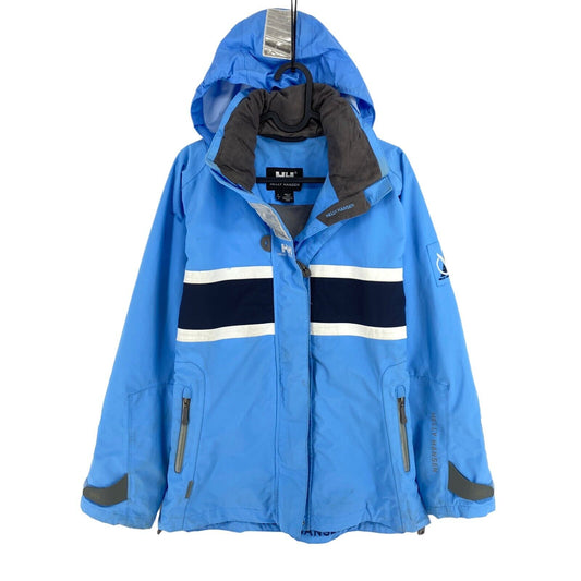 HELLY HANSEN Blue Hooded HELLY TECH Sailing Jacket Coat Size S