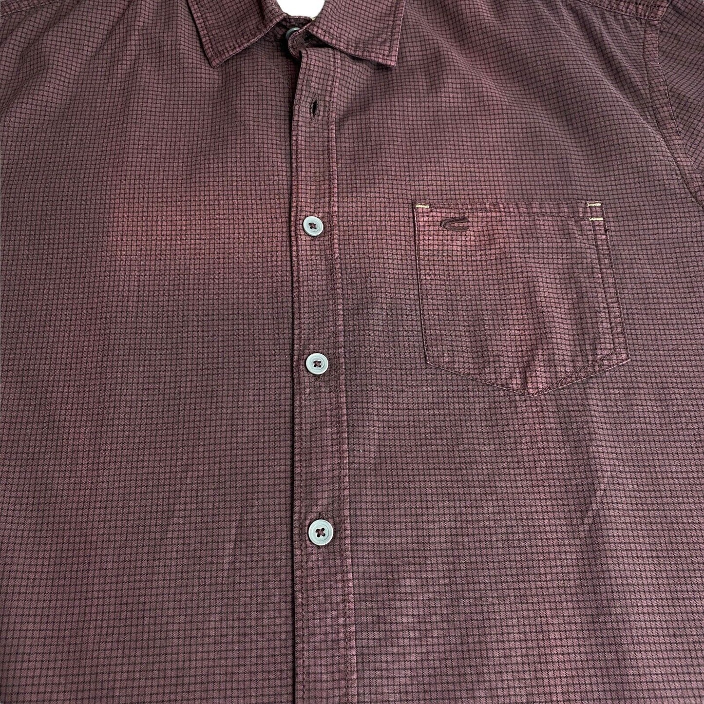 CAMEL ACTIVE Purple Check Regular Fit Shirt Size M