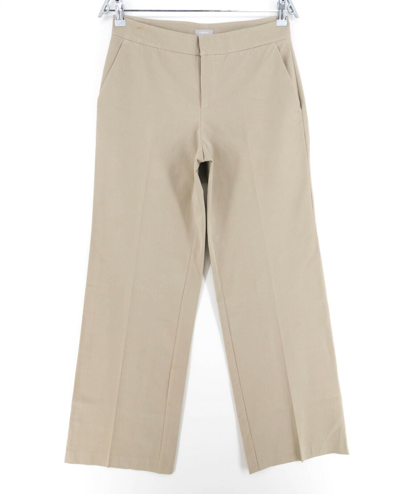 STEFANEL Light Brown Wide Leg Pants Trousers Size EU 36 38 UK 6 8 US 4 6