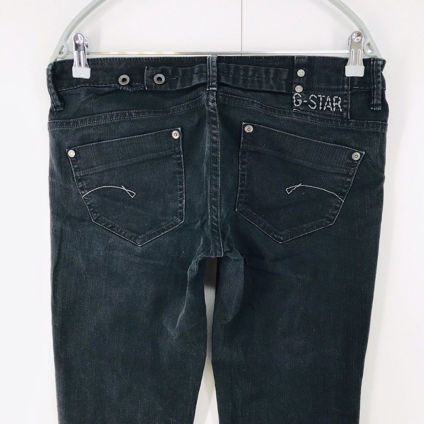 G-STAR RAW Women Black Skinny Fit Jeans W29 L32