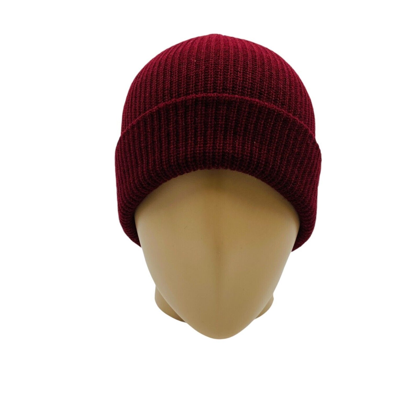 LERROS Mens Dark Red Beanie Winter Hat One Size