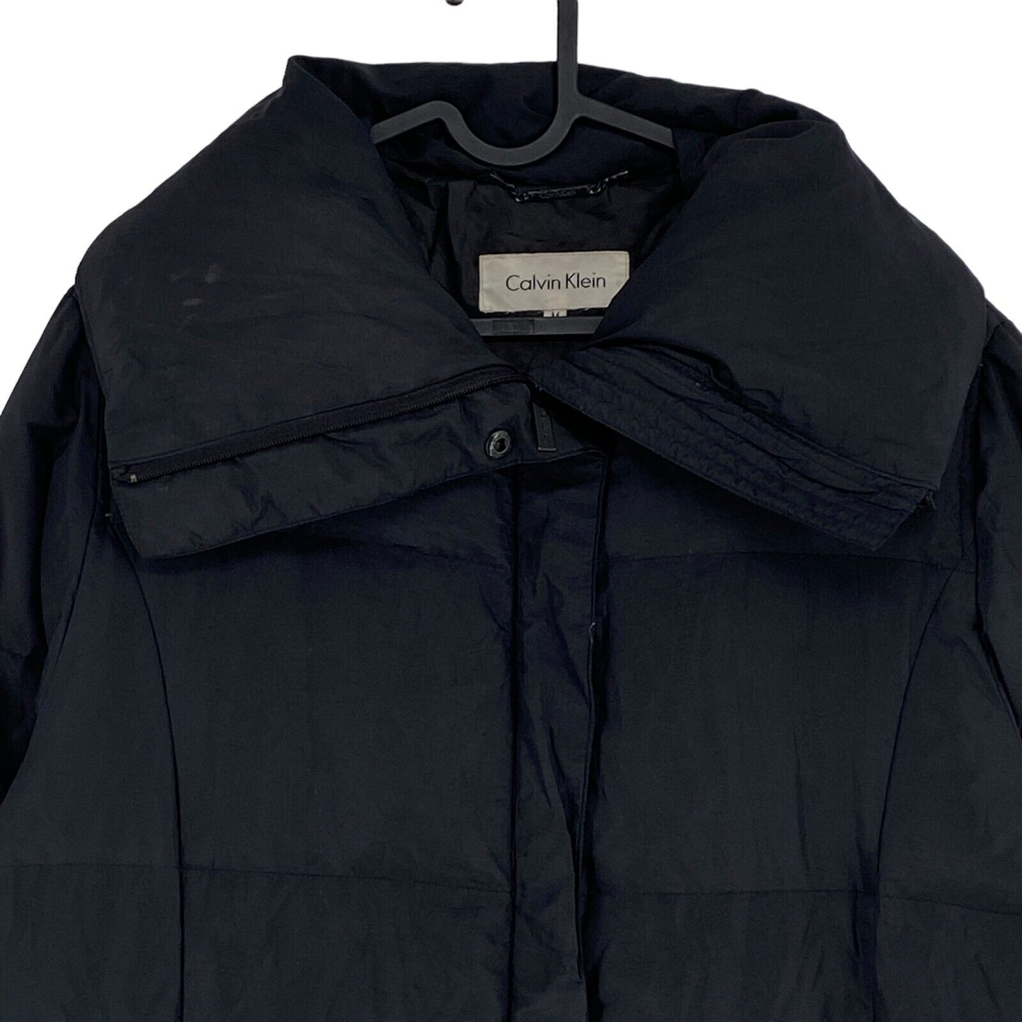 Calvin Klein Schwarzer Daunenparka, Jacke, Mantel, Größe M