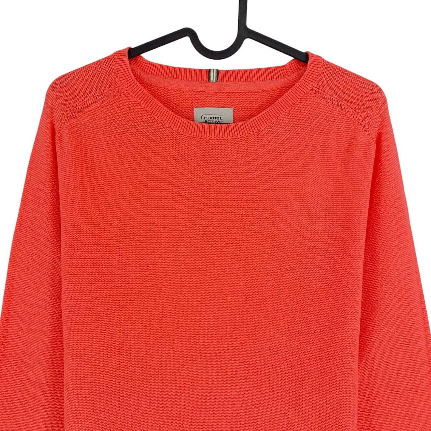 Camel Active Women Orange Crew Neck Sweater Jumper Size S