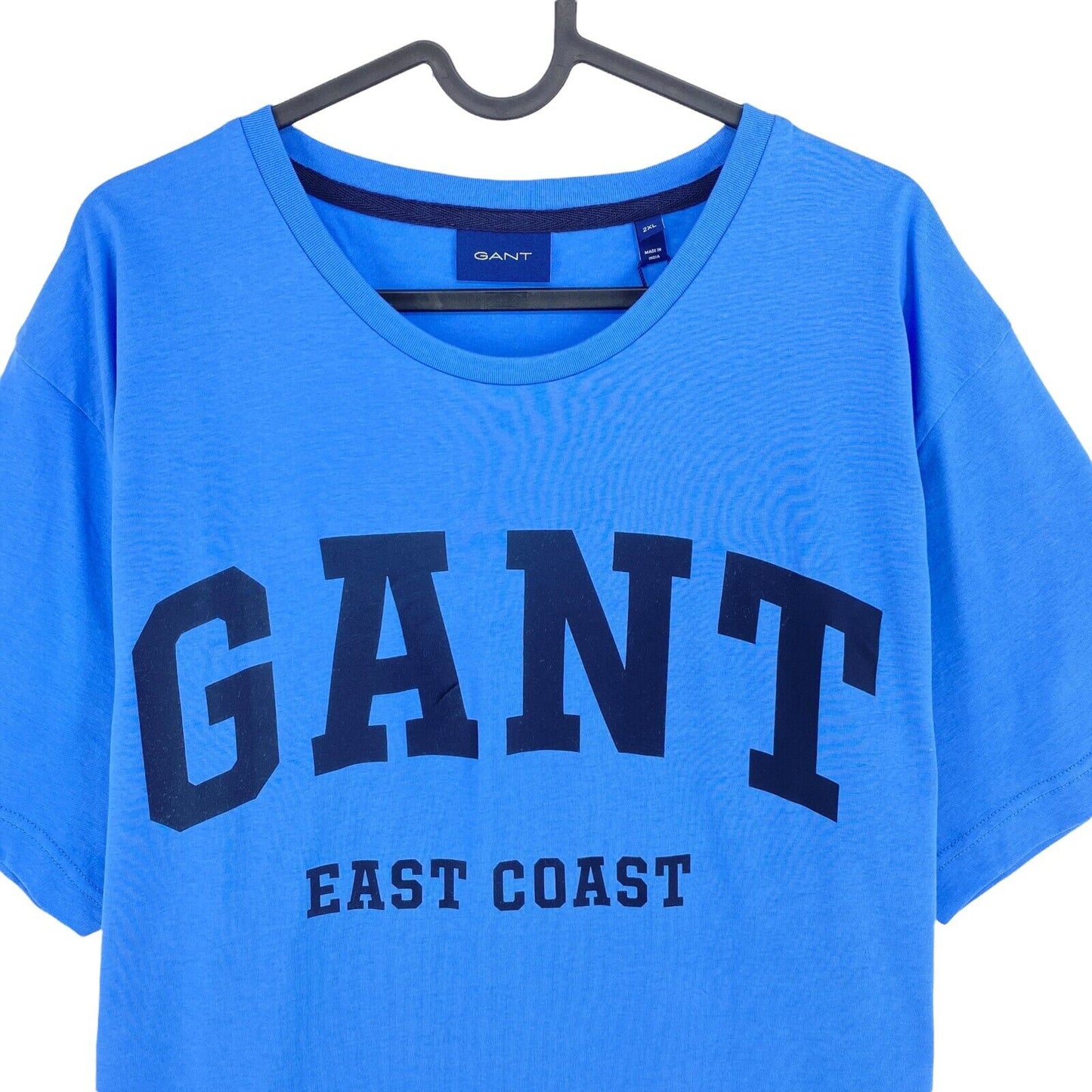 GANT Blue MD Gant Crew Neck T Shirt Size 2XL XXL