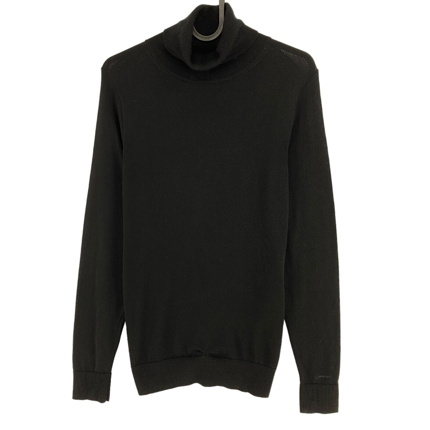 GANT Black 100% Wool Turtle Neck Sweater Pullover Size S