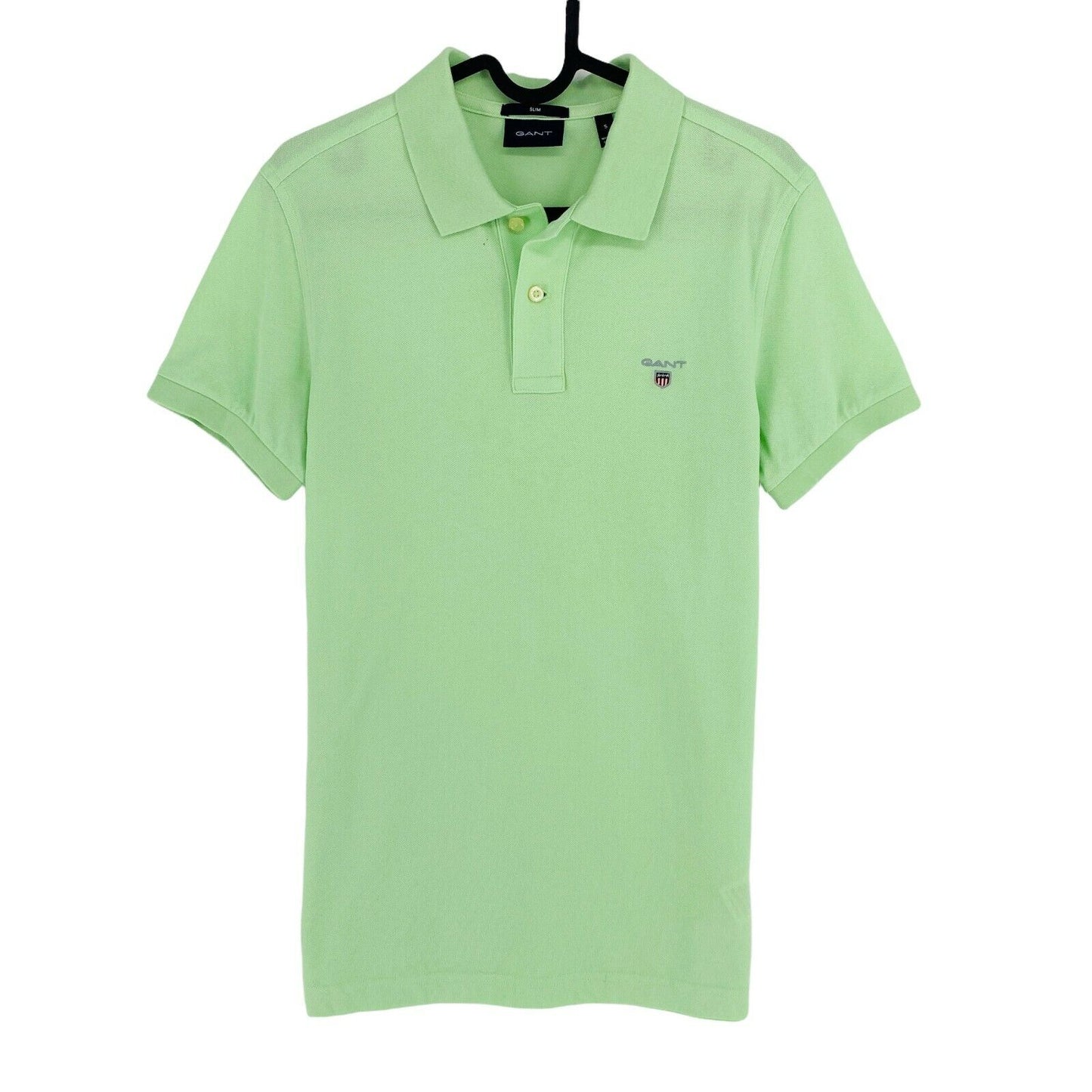 GANT Light Green Original Slim Pique Rugger Polo Shirt Size S