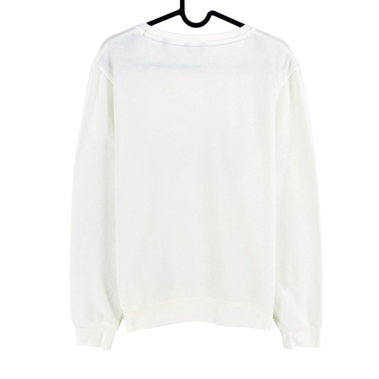 GANT White Logo Crew Neck Sweater Pullover Size L