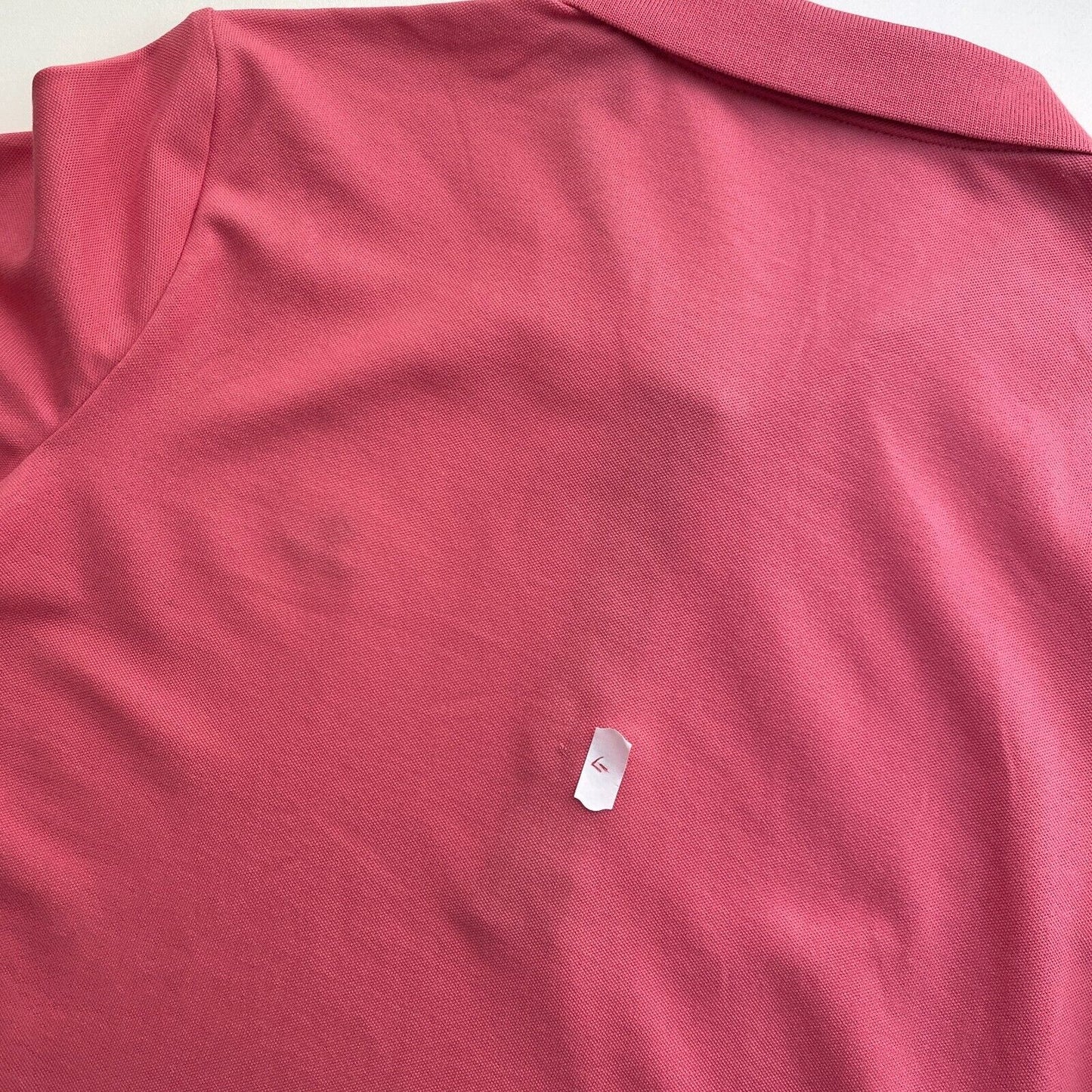 GANT Pink Contrast Collar Polo Shirt Size S