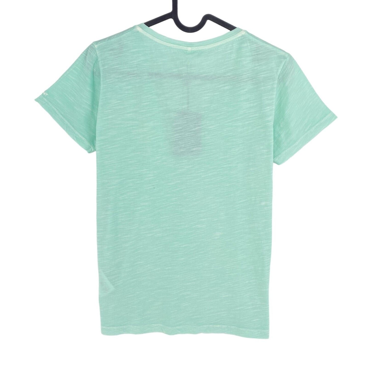 GANT Green Sun Bleached V Neck T Shirt Size XS