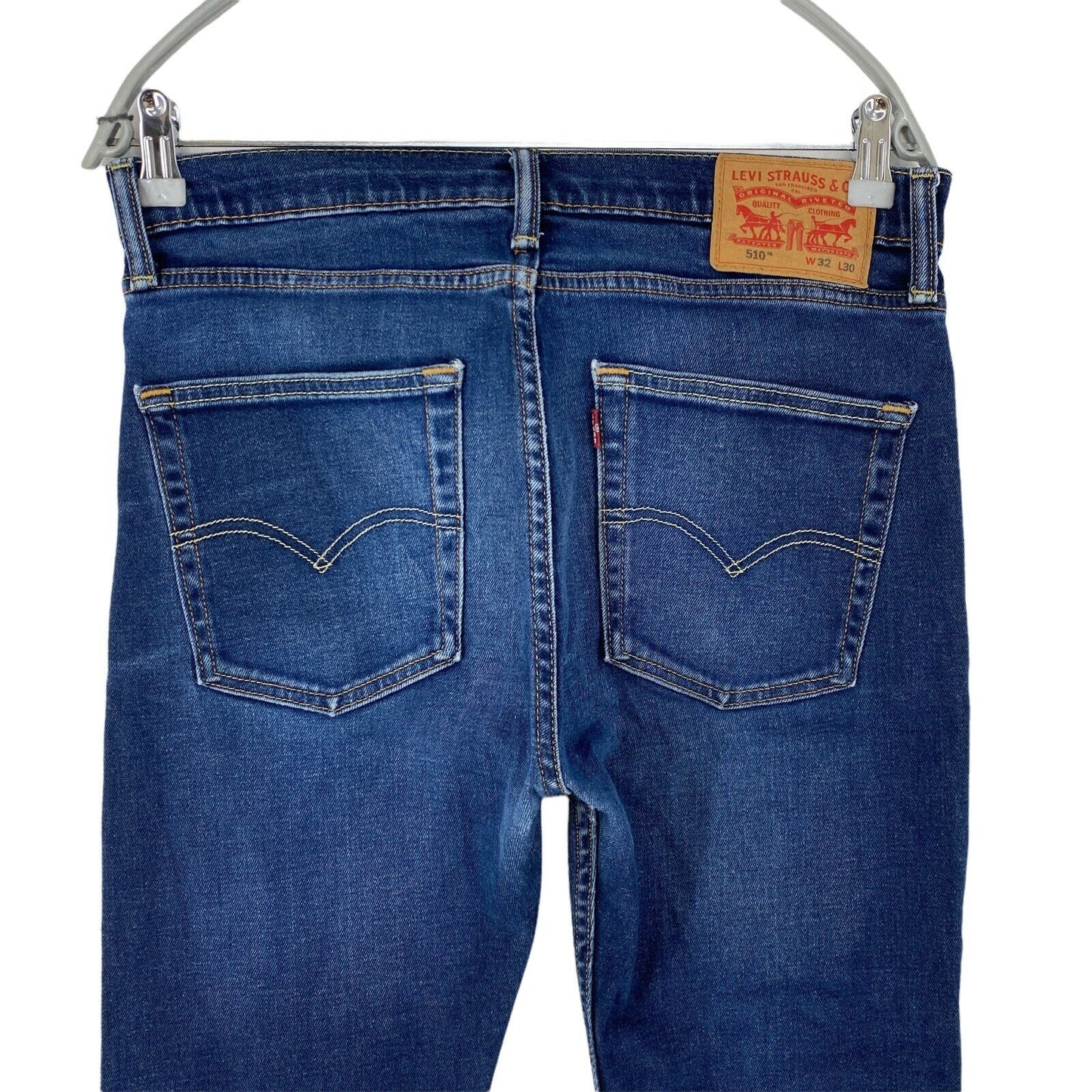 Levi's 510 Jeans in Skinny-Passform, Blau, W32 L30