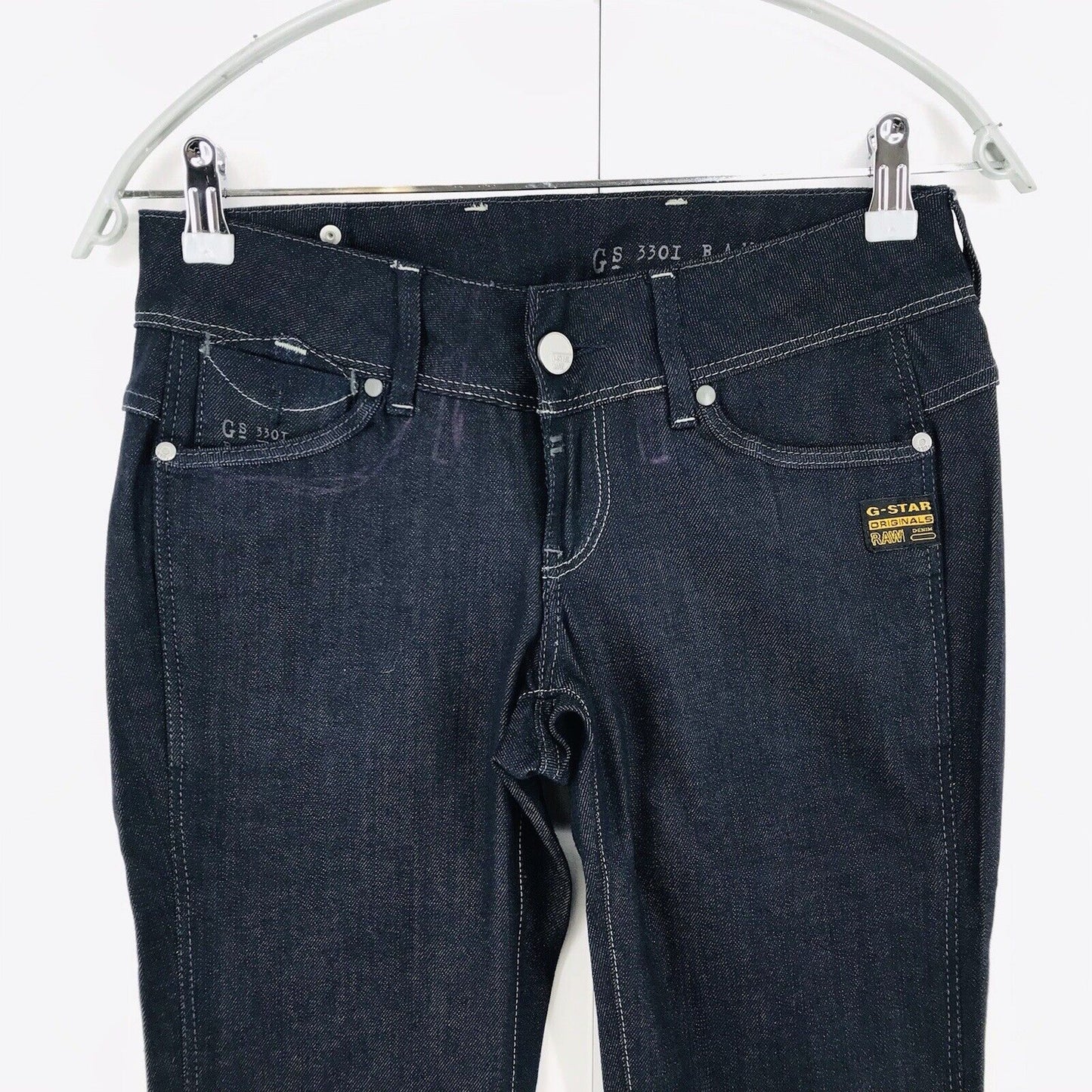 G-STAR RAW FENDER MINI BELL Jean bleu foncé coupe bootcut standard longueur cheville W27